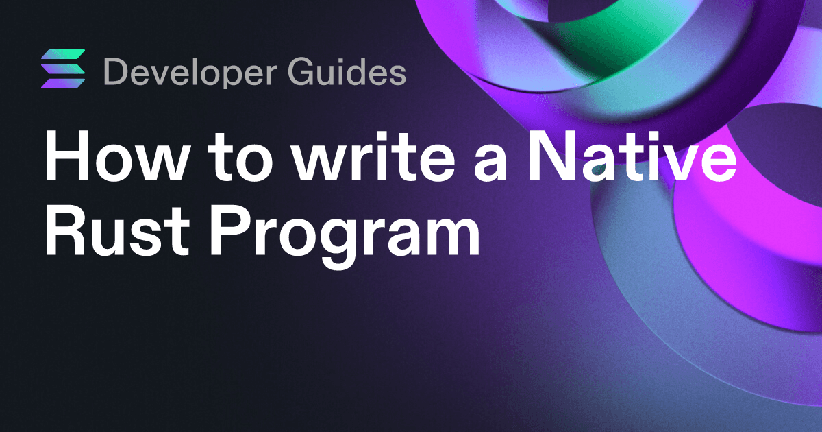 Cómo escribir un programa con Rust Nativo